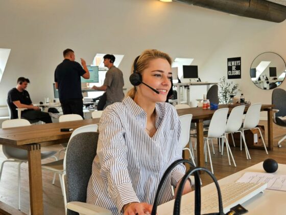 En af vores dygtige telefonsælgere som også deltager på VBA